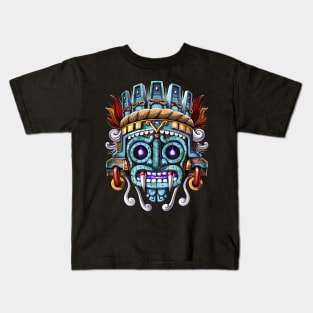 Aztec God Tlaloc Kids T-Shirt